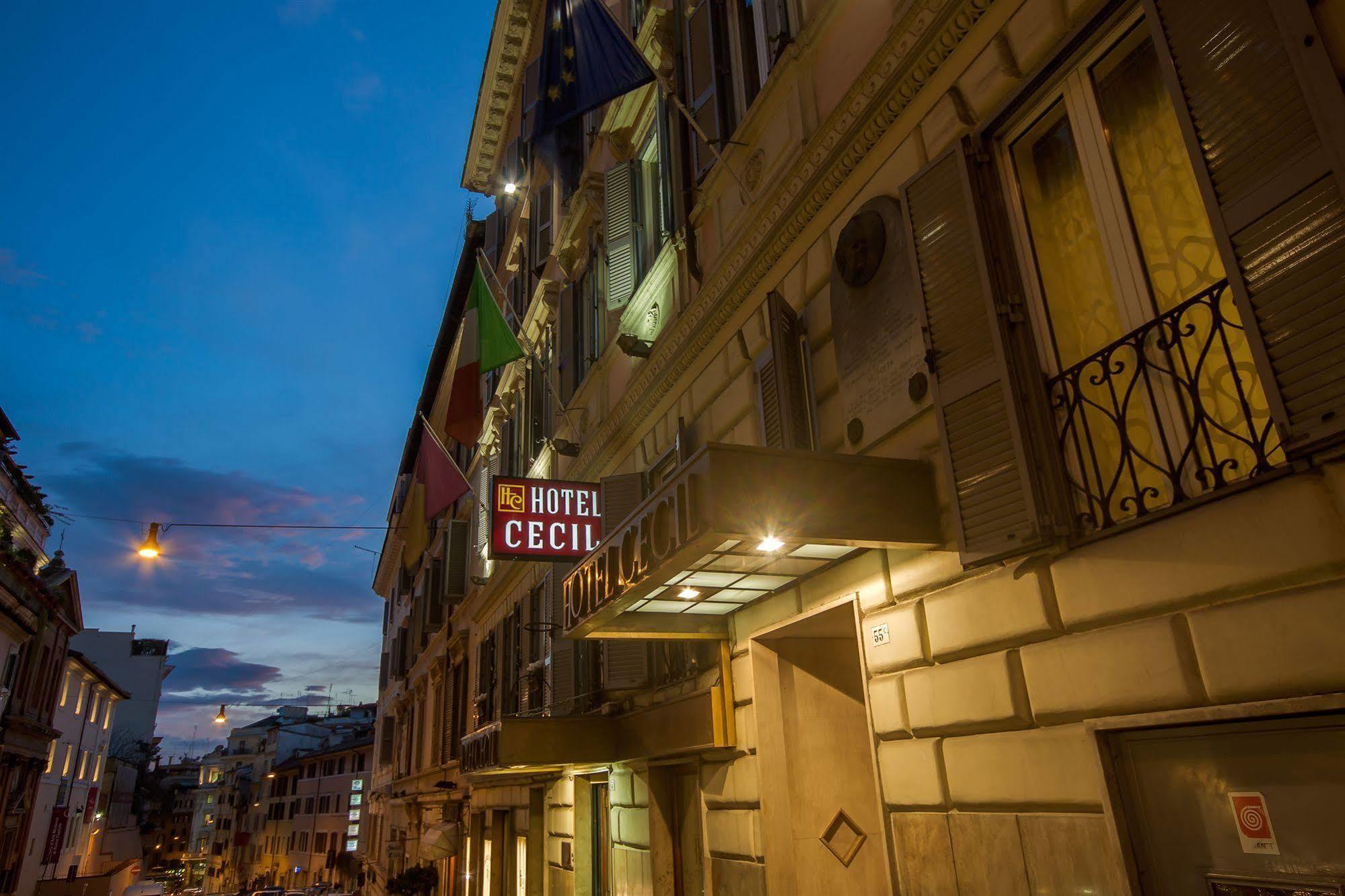 Hotel Cecil Рим Екстер'єр фото